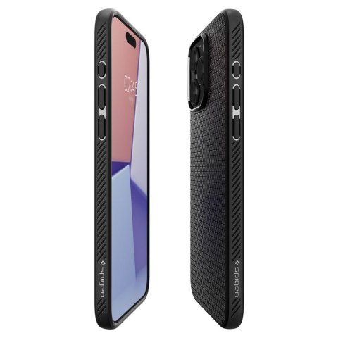Spigen nakładka Liquid Air do iPhone 15 Pro Max 6,7" matowa czarna