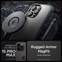 Spigen nakładka Rugged Armor Mag Magsafe do iPhone 15 Pro Max 6,7" matowa czarna