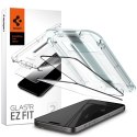 Spigen szkło hartowane GLAS.TR "EZ FIT" FC 2-PACK do iPhone 15 Pro Max 6,7" czarna