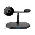 Maxlife ładowarka bezprzewodowa magnetyczna MXWC-03 15W czarna 3w1