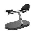 Maxlife ładowarka bezprzewodowa magnetyczna MXWC-03 15W czarna 3w1