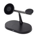 Maxlife ładowarka bezprzewodowa magnetyczna MXWC-03 15W czarna 3w1