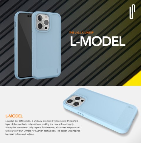 Ugly Rubber nakładka L do iPhone 15 Plus 6,7" czarna