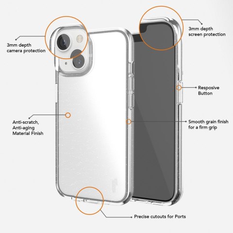 Ugly Rubber nakładka Vogue do iPhone 12 / 12 Pro 6,1" transparentna