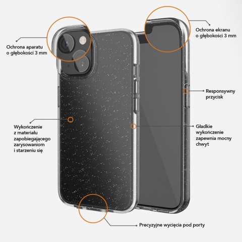 Ugly Rubber nakładka Vogue do iPhone 13 Pro 6,1" czarna