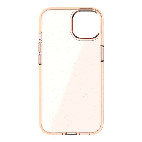 Ugly Rubber nakładka Vogue do iPhone 15 Plus 6,7" różowo-złota