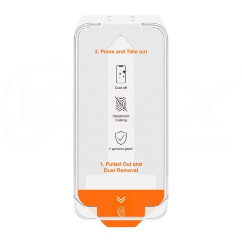 Vmax szkło hartowane easy install 2,5D Normal Glass do iPhone 13 Pro Max / iPhone 14 Plus 6,7"