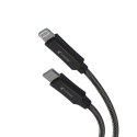 Comma kabel Jub MFi USB-C - Lightning 3A 1,5m szary