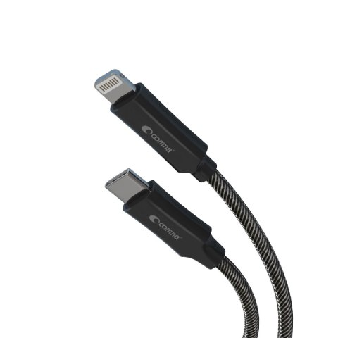 Comma kabel Jub MFi USB-C - Lightning 3A 1,5m szary