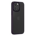 Comma nakładka Joy Elegant do iPhone 15 Pro ciemno fioletowa