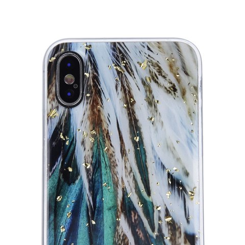 Nakładka Gold Glam do Samsung Galaxy A15 4G / A15 5G pióra