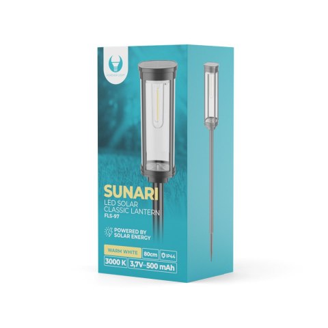 Forever Light Lampa solarna LED SUNARI FLS-97 Słupek CLASSIC 3000K 500mAh Li-ion