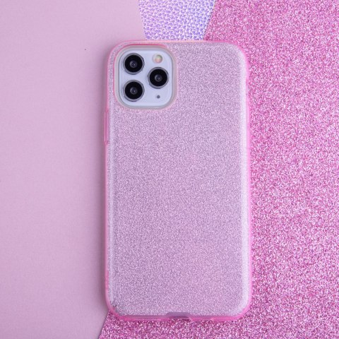 Nakładka Glitter 3w1 do Samsung Galaxy A55 5G różowa