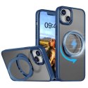 Nakładka Mag Ring Rotating do iPhone 14 Pro 6,1" granatowa