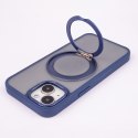 Nakładka Mag Ring Rotating do iPhone 14 Pro 6,1" granatowa