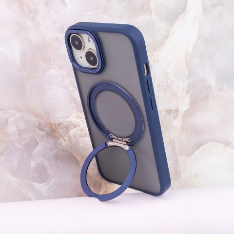 Nakładka Mag Ring Rotating do iPhone 14 Pro 6,1" granatowa