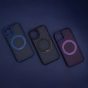 Nakładka Mag Ring Rotating do iPhone 14 Pro 6,1" granatowa