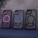 Nakładka Mag Ring Rotating do iPhone 14 Pro 6,1" granatowa