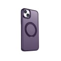Nakładka Mag Ring Rotating do iPhone 15 Pro 6,1" fioletowa