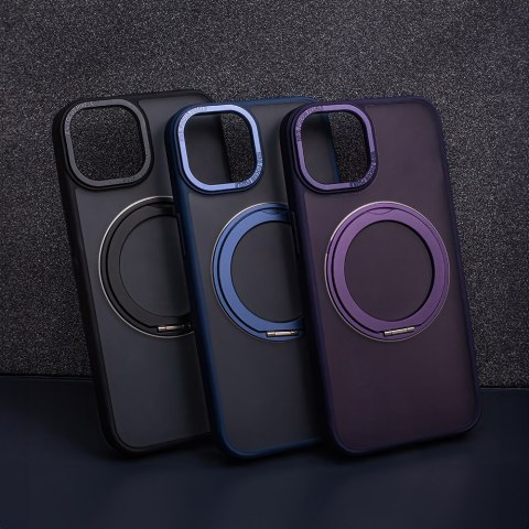 Nakładka Mag Ring Rotating do iPhone 15 Pro 6,1" fioletowa