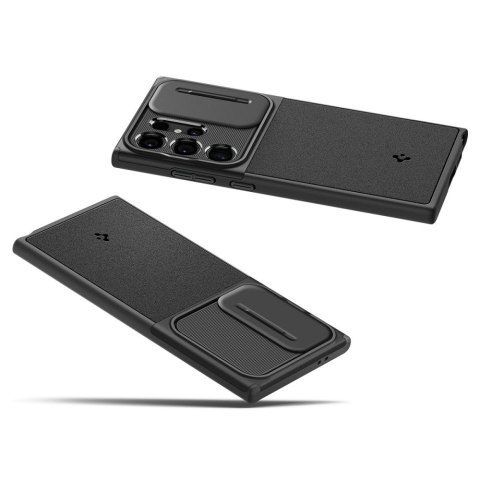 Spigen nakładka Optik Armor do Samsung Galaxy S24 Ultra czarna