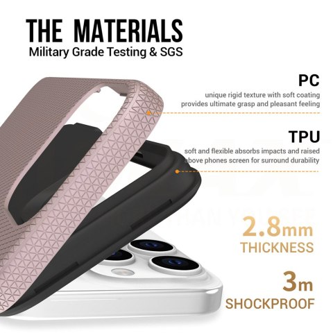 Vmax nakładka Triangle Case do Samsung A35 5G różowo-złota