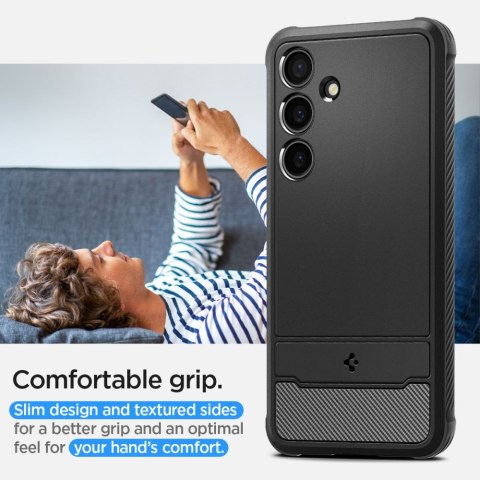 Spigen nakładka Rugged Armor do Samsung Galaxy S24 matowa czarna