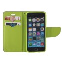 Etui Smart Fancy do Motorola Moto E22 zielono-granatowe