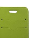 Etui Smart Fancy do Motorola Moto E22 zielono-granatowe