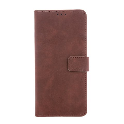 Etui Smart Velvet do Motorola Moto G24 / G04 brązowe