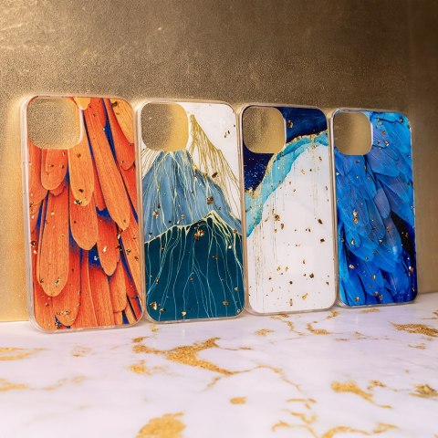 Nakładka Gold Glam do Samsung Galaxy A25 5G (global) orange