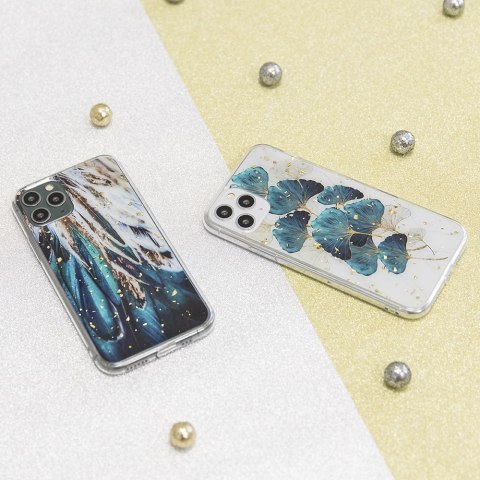 Nakładka Gold Glam do Samsung Galaxy A25 5G (global) pióra