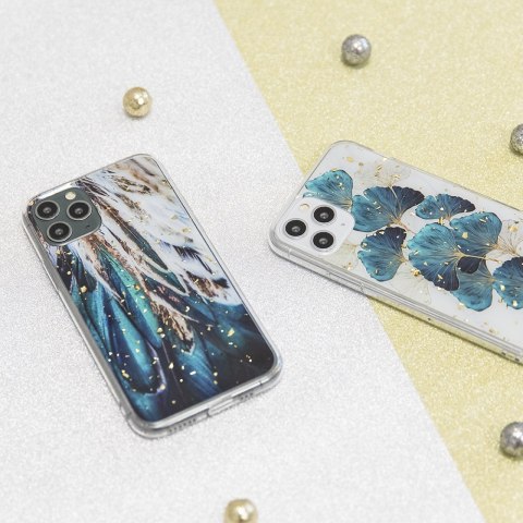 Nakładka Gold Glam do Samsung Galaxy A25 5G (global) pióra