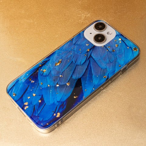 Nakładka Gold Glam do Samsung Galaxy A35 5G blue