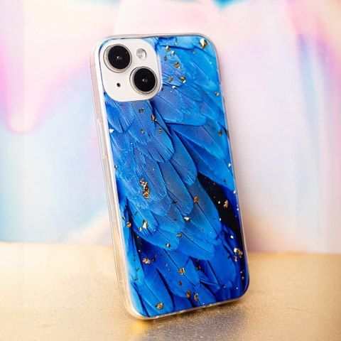 Nakładka Gold Glam do Samsung Galaxy A35 5G blue