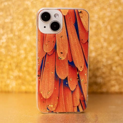 Nakładka Gold Glam do Samsung Galaxy A54 5G orange