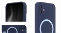 Nakładka Silicon Soft Mag do iPhone 13 6,1" ciemnoniebieska