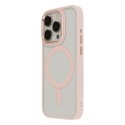 Nakładka Satin Elegant Mag do iPhone 12 / 12 Pro 6,1" różowa