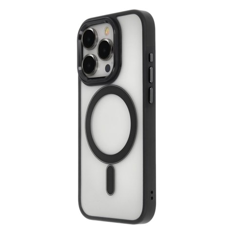 Nakładka Satin Elegant Mag do iPhone 14 Pro 6,1" czarna
