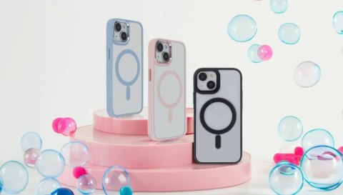 Nakładka Satin Elegant Mag do iPhone 14 Pro 6,1" czarna