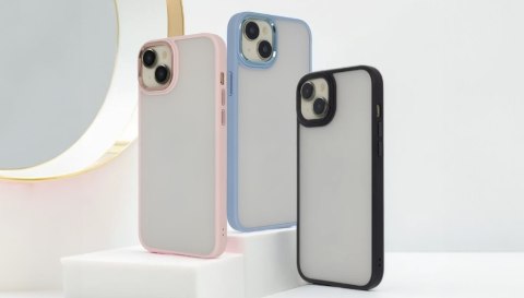 Nakładka Satin Elegant Matt do iPhone 14 Pro 6,1" niebieska