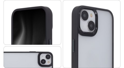 Nakładka Satin Elegant Matt do iPhone 15 Pro Max 6,7" czarna