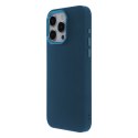 Nakładka Satin Elegant do iPhone 14 Pro 6,1" ciemnoniebieska