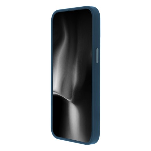 Nakładka Satin Elegant do iPhone 14 Pro 6,1" ciemnoniebieska