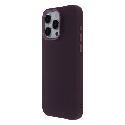 Nakładka Satin Elegant do iPhone 15 Plus 6,7" burgundowa