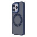 Nakładka Secure Spinning Mag do iPhone 13 6,1" granatowy