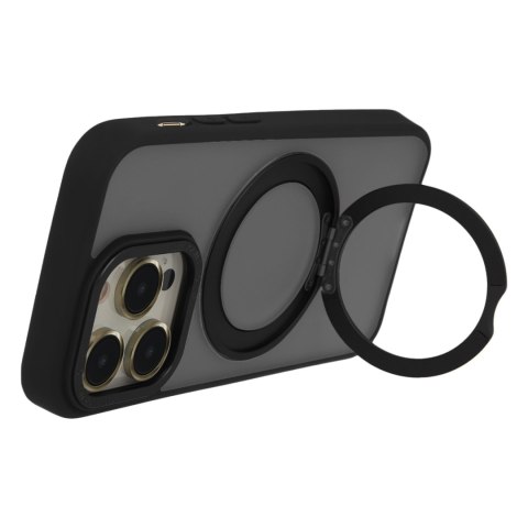 Nakładka Secure Spinning Mag do iPhone 15 Plus 6,7" czarny
