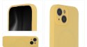 Nakładka Soft Touch Mag do iPhone 15 6,1" pastelowy żółty