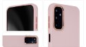Nakładka Satin Touch do Samsung Galaxy S24 Plus różowa