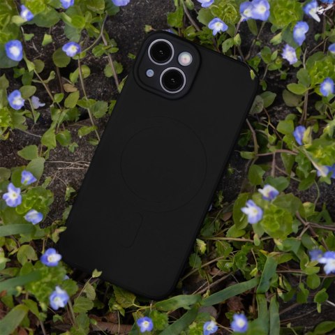 Nakładka Simple Color Mag do iPhone 15 Pro 6,1" czarna